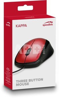 Speedlink компьютерная мышь Kappa USB, красный (SL-610011-RD)