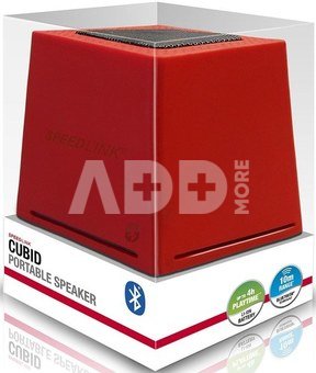 Speedlink speaker Cubid BT, red (SL-8904-RD)