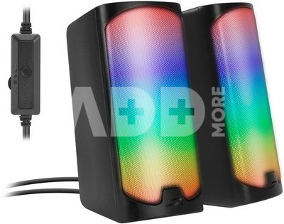 Speedlink speakers Tonos RGB, black (SL-810009-BK)
