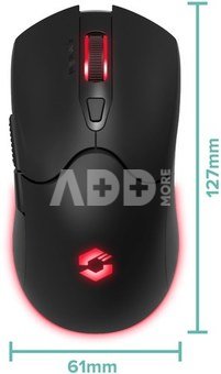 Speedlink wireless mouse Velox RGB, black (SL-680102-BK)