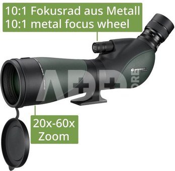 BRESSER Pirsch 20-60x80 Spotting Scope Gen. II with DeLuxe 10:1 Focus