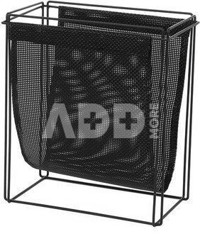 Stovas žurnalams metalinis su tekstiliniu įdėklu 40x22x45,5cm SAVEX