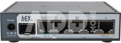 MikroTik hEX S (2025 version) with RouterOS L4, desktop case