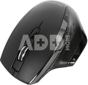Targus Anti Microbial Ergonomic BlueTrace Mouse, Black | Targus