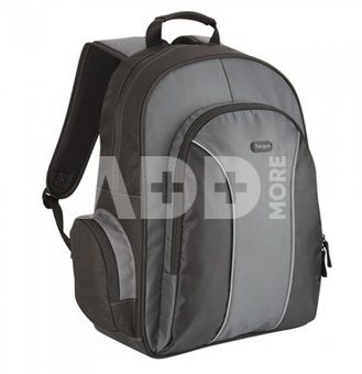 Targus | Essential Laptop Backpack | Backpack | Black/Grey