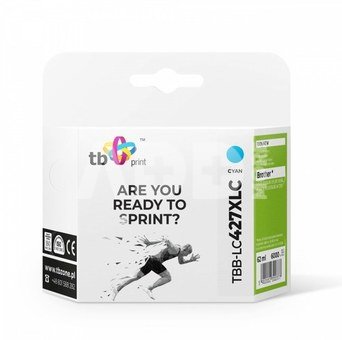 TB Print Ink for Brother MFC-J5955DW TBB-LC427XLC 100% new cyan
