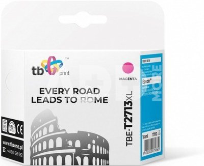 TB Print Ink for Epson WF-3620 TBE-T2713XL magenta 100% new