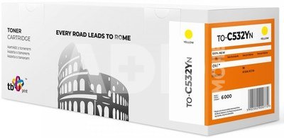 TB Print Toner for OKI C532 TO-C532YN Yellow 100% new