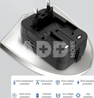 Tech-Protect travel adapter TA300 EU/UK/US/AU, black