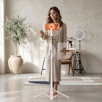Tech-Protect tripod-selfie stick L10S, pink