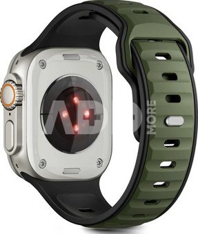 Tech-Protect watch strap IconBand Line Apple Watch 44/45/46/49mm, black/green