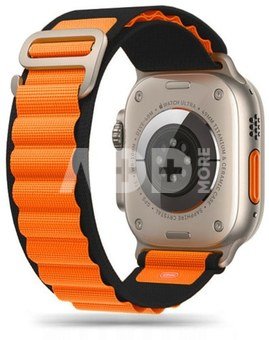 Tech-Protect ремешок для часов Nylon Pro Apple Watch 42/44/45/49 мм, черный/оранжевый