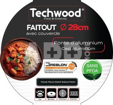 Techwood oven pot TP-28FT 28cm