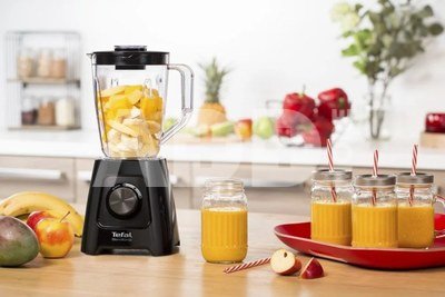 TEFAL | Blender | BL420838 BlendForce | Tabletop | 600 W | Jar material Plastic | Jar capacity 1.25 L | Ice crushing | Black