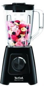 TEFAL | Blender | BL420838 BlendForce | Tabletop | 600 W | Jar material Plastic | Jar capacity 1.25 L | Ice crushing | Black
