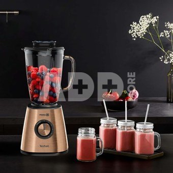 TEFAL | Blender | BlendForce BL439G10 | Tabletop | 800 W | Jar material Glass | Jar capacity 1.75 L | Ice crushing | Copper