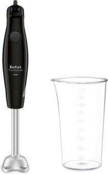 TEFAL | Blender | Turbomix HB1218 | Hand Blender | 350 W | Jar material Plastic | Jar capacity 0.8 L | Black