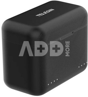 TELESIN 2-slot charger + card storage for Insta360 X4
