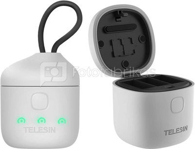 TELESIN Allin Box Series Charger with two pcs full