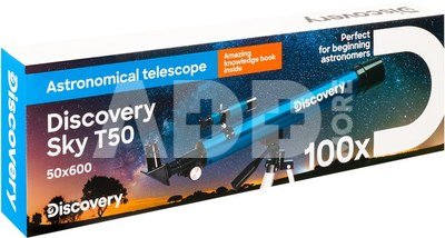 Teleskopas Discovery Sky T50 su knyga