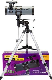 Teleskopas Levenhuk Blitz 114s PLUS