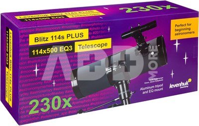 Teleskopas Levenhuk Blitz 114s PLUS