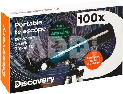Teleskopas su knyga Discovery Spark Travel 50 (RU)