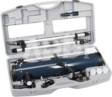 Teleskopas su knyga Discovery Spark Travel 76