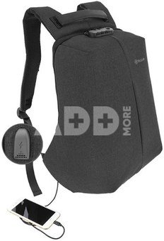 Tellur 15.6 Notebook Backpack Antitheft V2, USB port, black