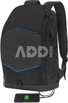 Tellur 15.6 Notebook Backpack Illuminated Strip, USB port, black