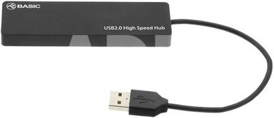 Tellur Basic USB Hub, 4 ports, USB 2.0 black