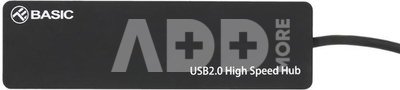 Tellur Basic USB Hub, 4 ports, USB 2.0 black
