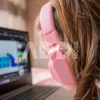 Tellur Buddy Bluetooth Over-ear Headphones Pink