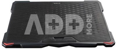 Tellur Cooling pad Basic 17, 5 fans, LED, black