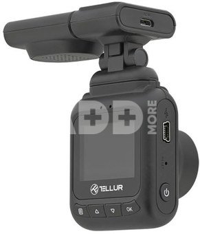 Tellur Dash Patrol DC2 FullHD 1080P, GPS black