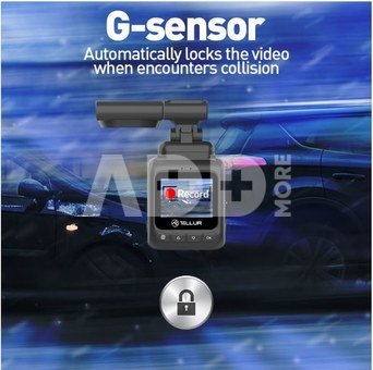 Tellur Dash Patrol DC2 FullHD 1080P, GPS black