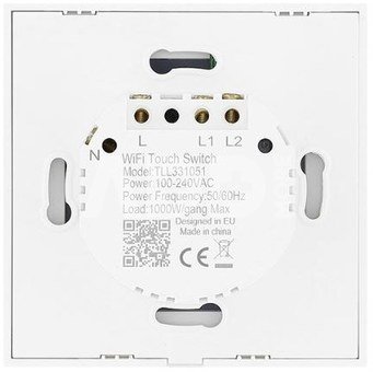 Tellur WiFi switch, 2 ports, 1800W