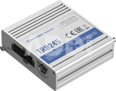Teltonika TRB245 LTE Gateway: No WiFi, 4G, Dual SIM, Enthernet port, RS232+RS485 ports, GPS Teltonika