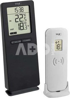TFA 30.3071.01 black LOGO 2.0 RC Thermometer