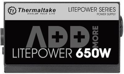 Thermaltake Litepower II Black 650W (Active PFC, 2xPEG, 120mm, Single Rail)