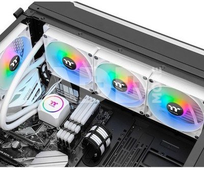 Thermaltake Water cooling TH420 ARGB Snow (3x140mm) copper CPU block