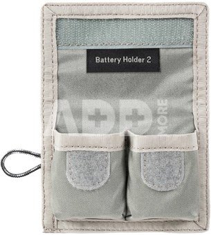 THINK TANK BATTERY HOLDER 2 (WALLET 2 STANDARD DSLR OR MIRRORLESS BATTERIES) GREY