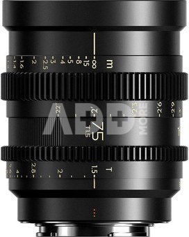 Thypoch Simera-C 75mm T1.5 FF Prime Cine Lens (M-mount)