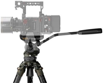 Tilta 75mm Cine Fluid Head with 3-Stage Carbon Fiber Tripod Legs (8KG) - Forest Camo