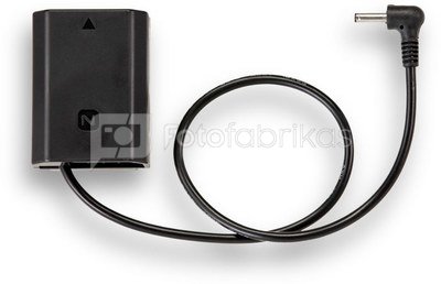 Tilta Sony NP-FZ100 Dummy Battery to 3.5 x 1.35mm DC Male Cable