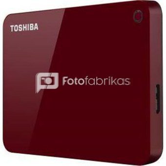 Toshiba Canvio Advance 1000 GB, 2.5 ", USB 3.0, Red