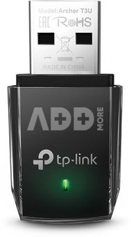 TP-LINK MU-MIMO USB 3.0 Adapter Archer T3U 2.4GHz/5GHz, 802.11ac, Internal antenna