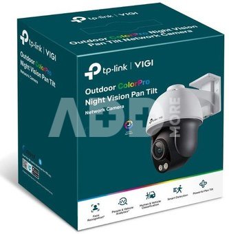 TP-LINK VIGI C540S 4MP Outdoor ColorPro Night Vision Pan Tilt Network Camera TP-LINK