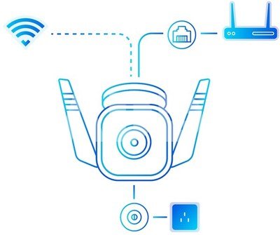 TP-LINK | Outdoor Security Wi-Fi Camera | TC65 | Bullet | 3 MP | 3.89 mm/F2.2 | H.264 | Micro SD, Max. 128GB