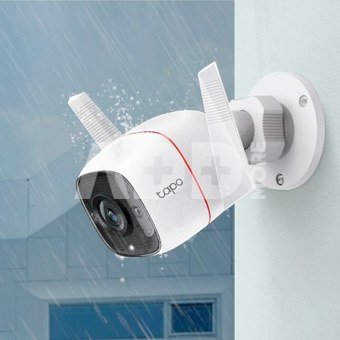 TP-LINK | Outdoor Security Wi-Fi Camera | TC65 | Bullet | 3 MP | 3.89 mm/F2.2 | H.264 | Micro SD, Max. 128GB